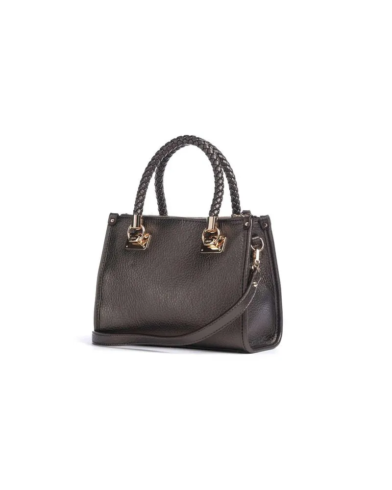 Liu Jo Women's Boston Bag Moro Light Metal Polyurethane - Handbags Bronze