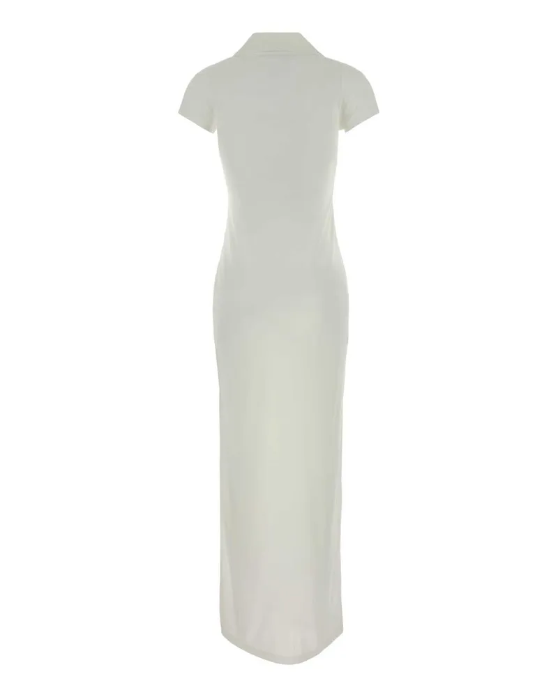Courrèges 126jro807js0195 0098 Heritagewhiteblack Main Fabric:polyester Abiti Dress White
