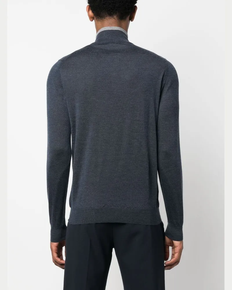 Fedeli Women's Favonio Half-Zip Jumper Aw23 M Charcoal
