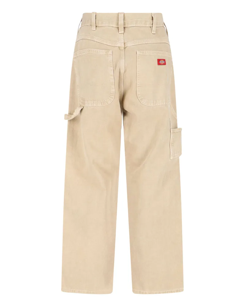 Dickies Men's Jeans Beige Cotton Beige