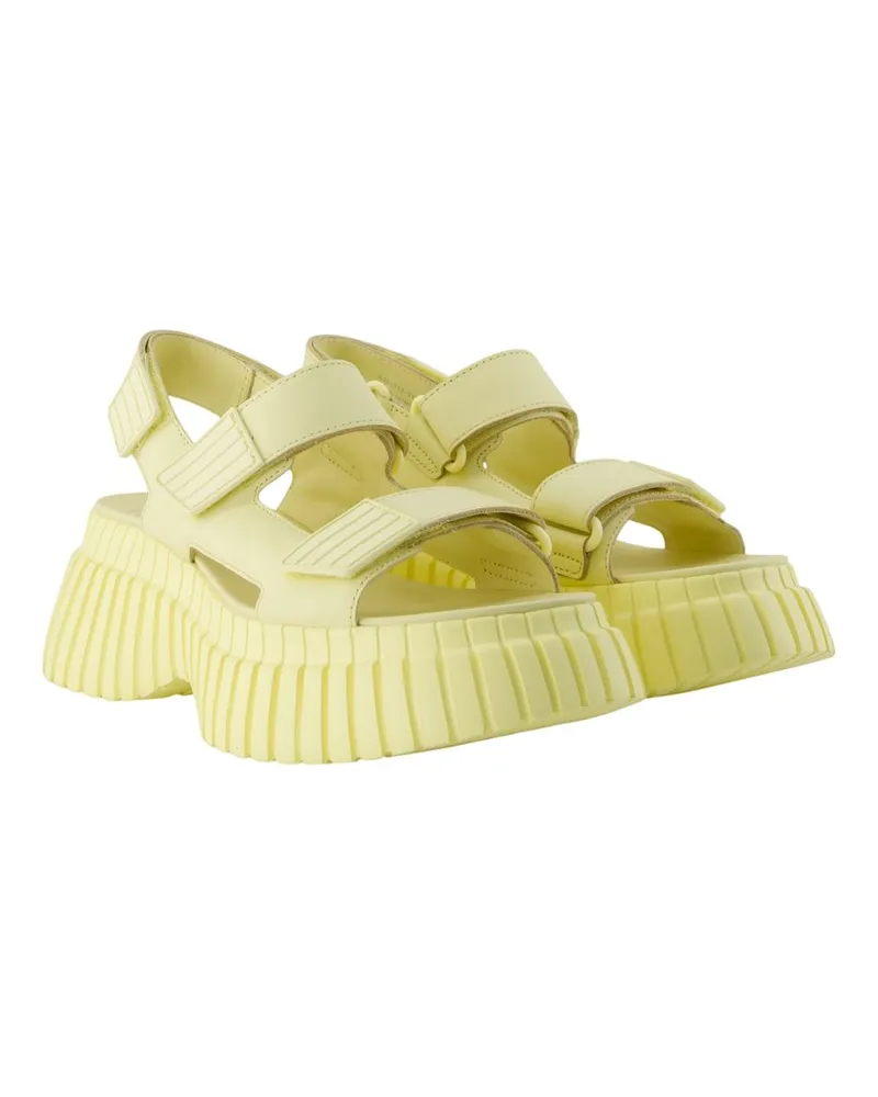 Camper Women's Barcelona Sandals -  Synthetic Yellow Shoes Flat-Shoes Yellow