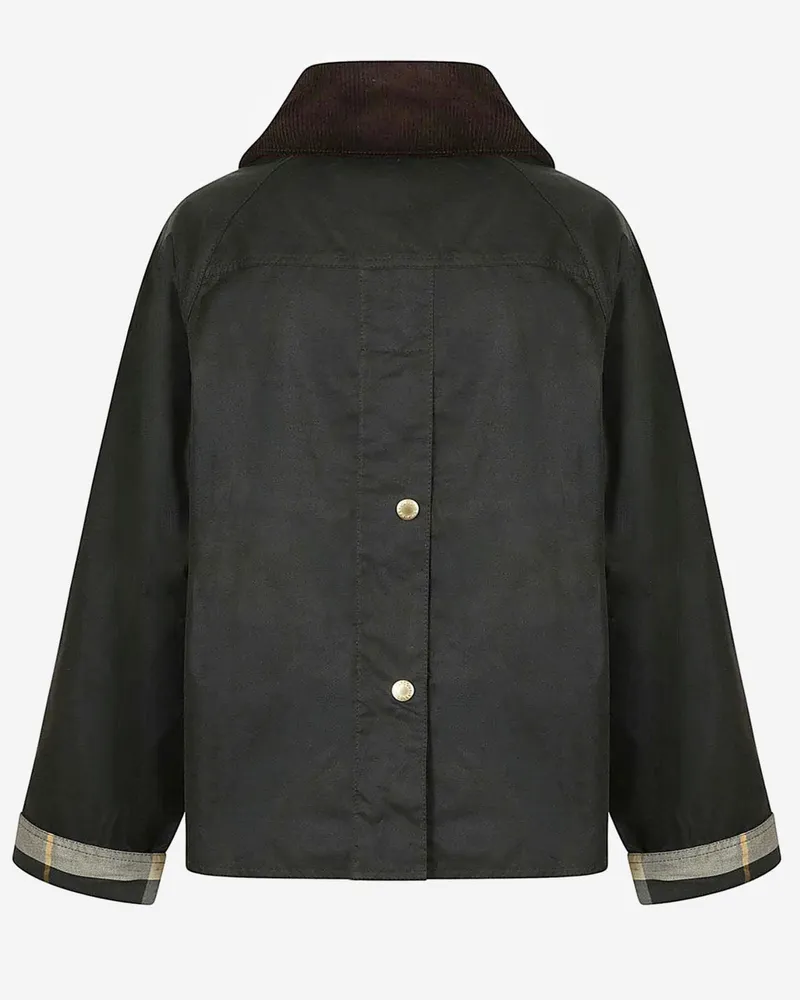 Barbour Women's Jacket Reighton Waxed Cotton Army Green Green