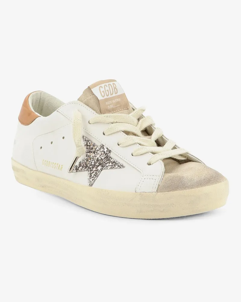 Golden Goose Women's Sneakers Super-Star White Leather Trainers White