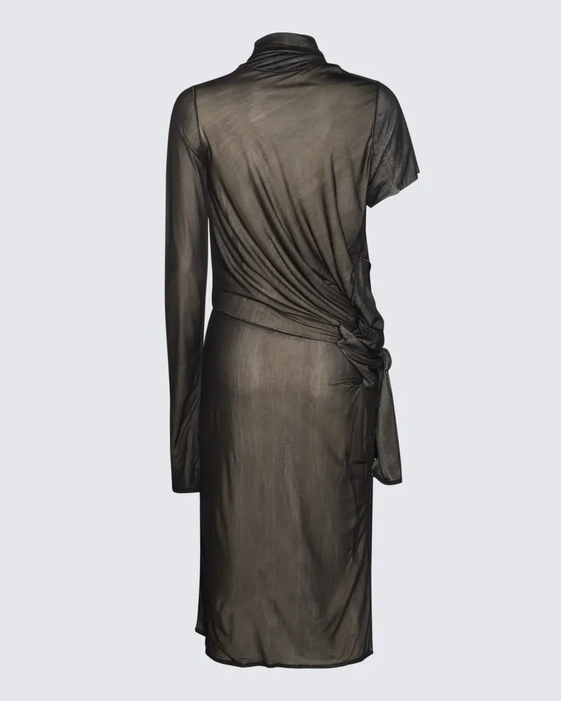 Maison Margiela Women's Dresses Black-Butter _vi Black/butter Black