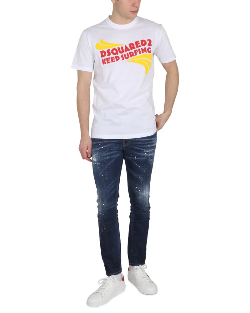 Dsquared2 Logo Print T-Shirt — White White