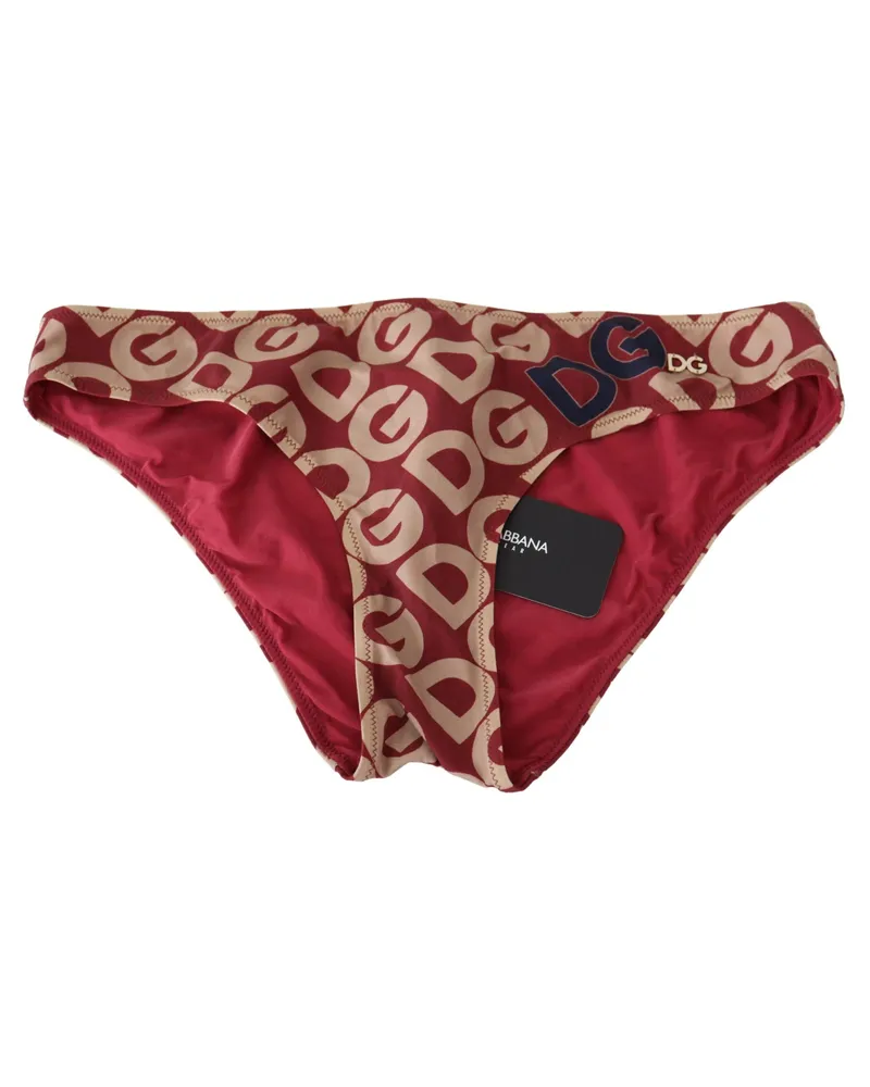 Dolce & Gabbana Women Multicolor Dg Logo Print Bottom Beachwear Bikini Swimsuit Nylon Elastane Clothing Multicolor