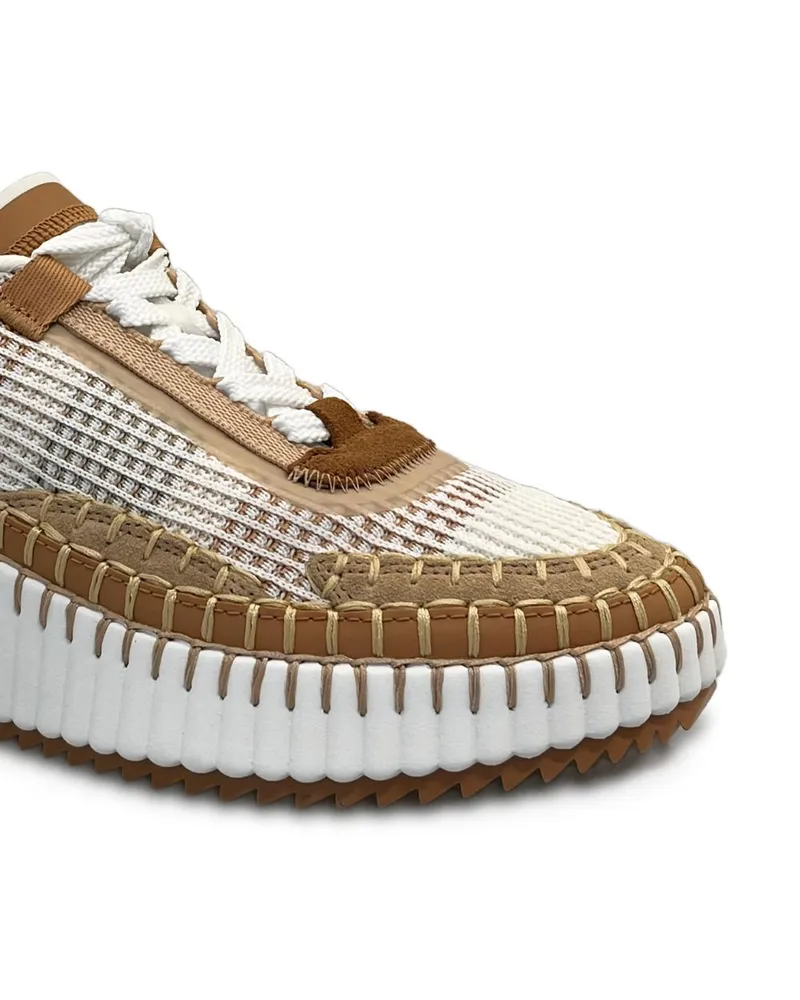 Chloé Nama Sneaker — Brown Brown