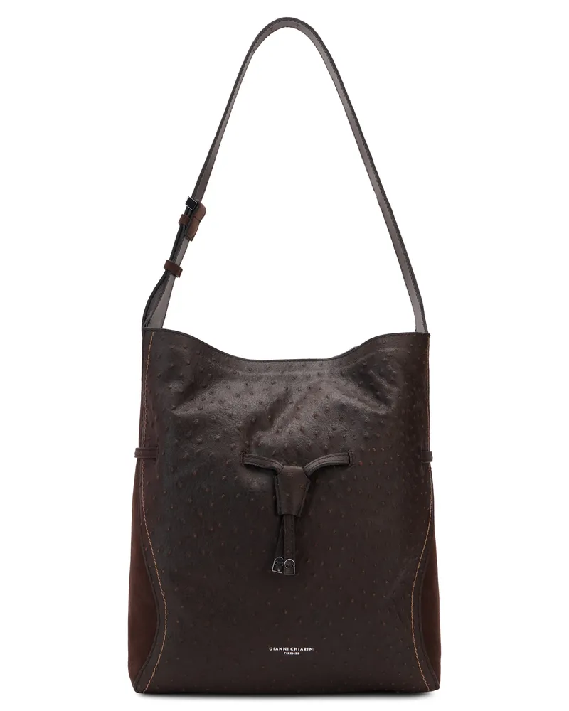 Gianni Chiarini Sienna Shoulder Bag — Brown Brown