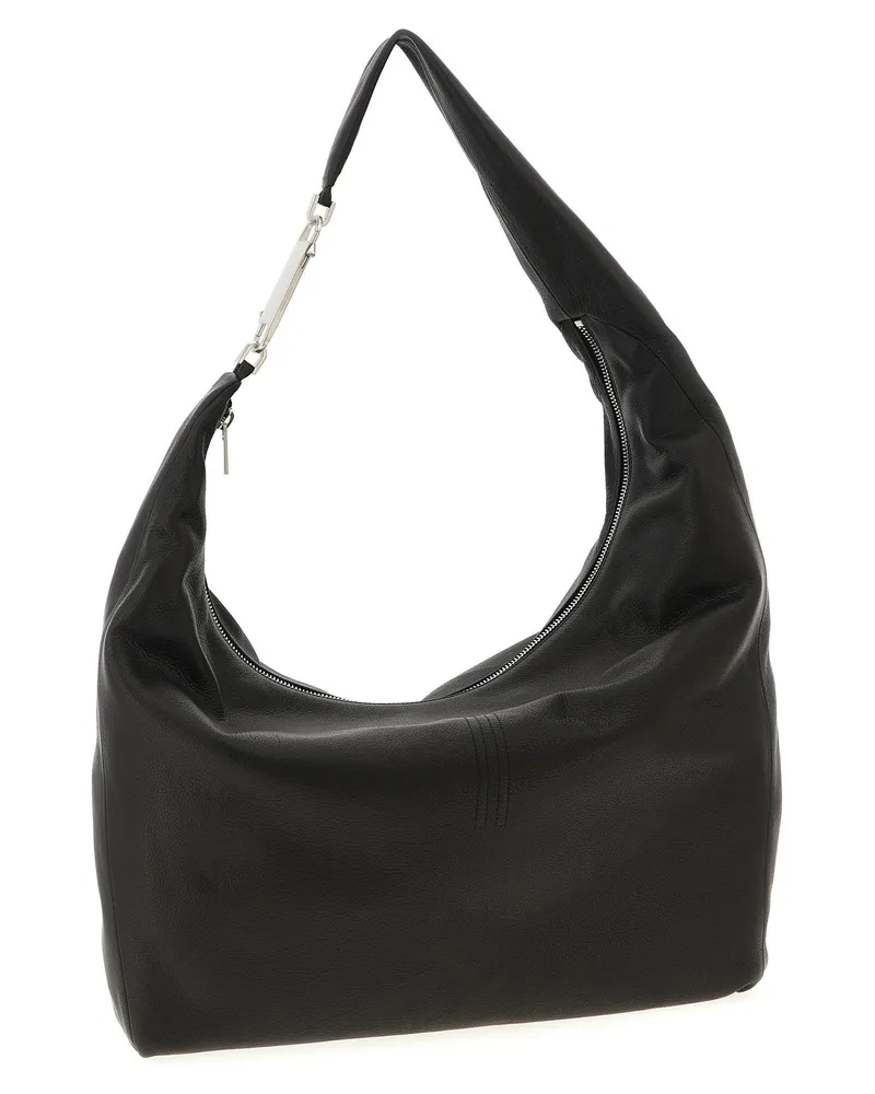 Rick Owens Gemini Shoulder Bag — Black Black