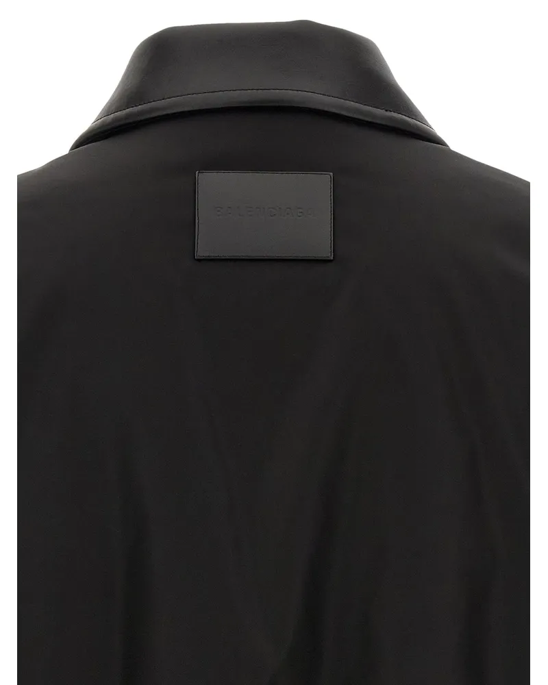 Balenciaga Cocoon Bomber Jacket — Black Black