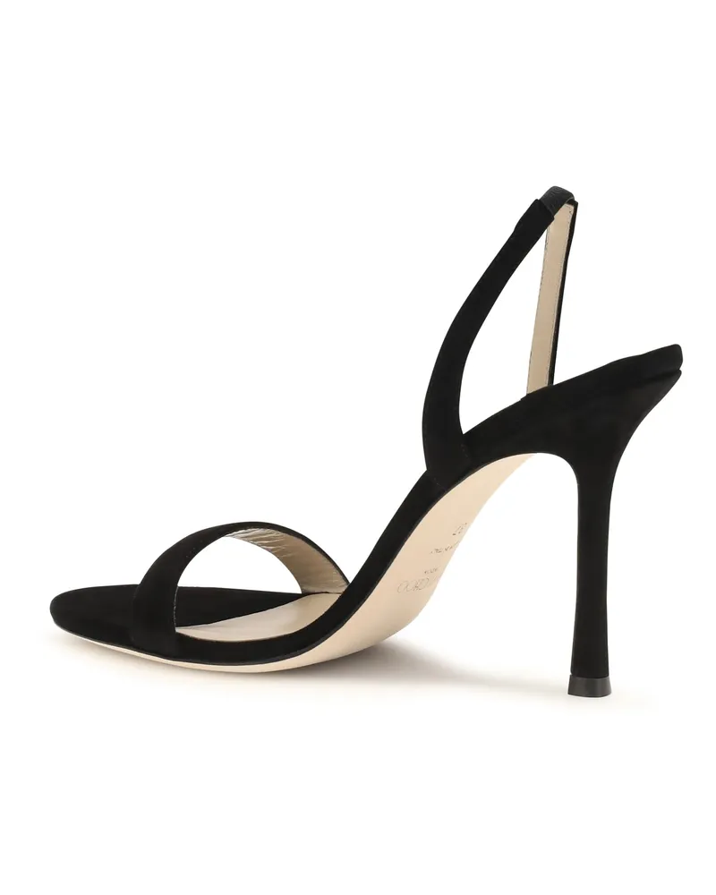 Jimmy Choo Women's Sandals Jenn Black Calf Leather Black