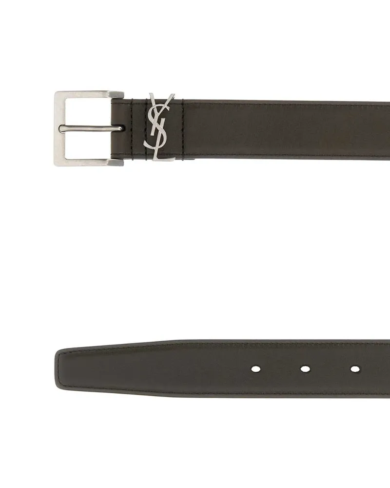Saint Laurent Cintura Belt — Brown Brown