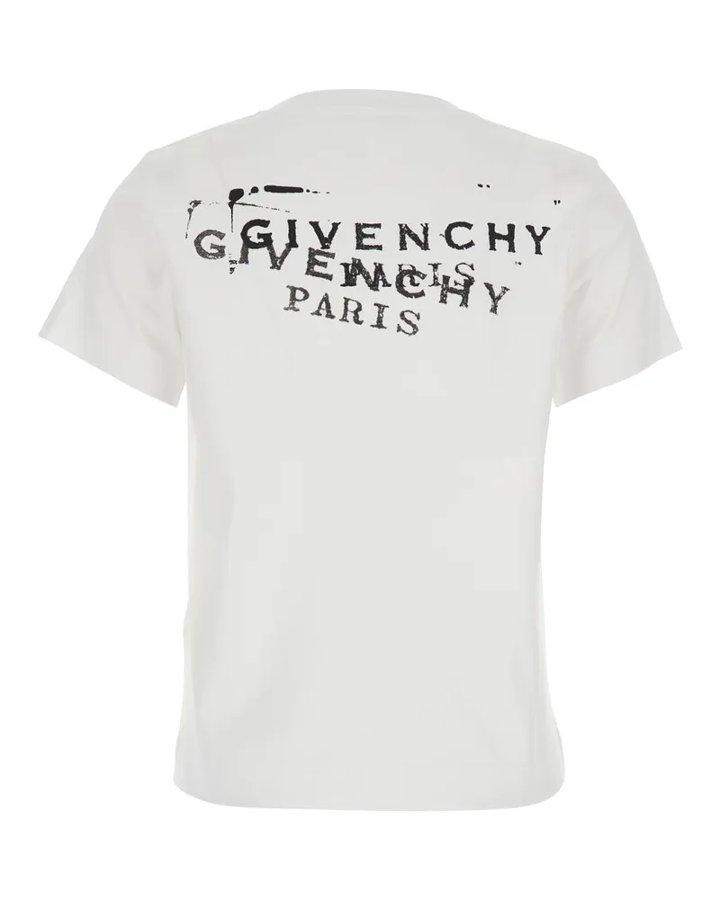 Givenchy Women T-Shirt With Logo, White Cotton T-Shirts & Jerseys White
