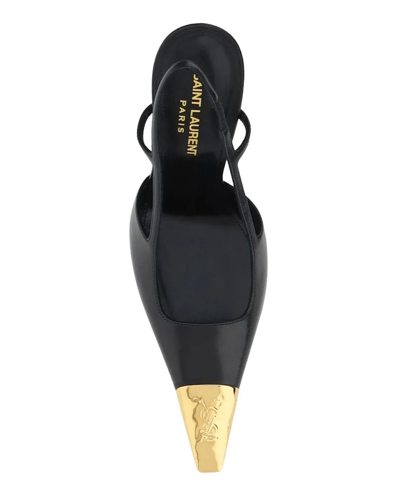 Saint Laurent Women's Pumps Jeanne Black Leather Upper: Lamb High Heel Shoes Black