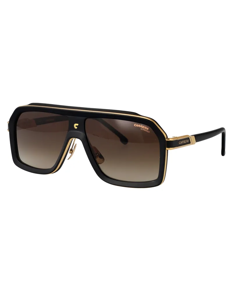 Carrera Men's Sunglasses Ca1053-S-Ti Black Acetate Black