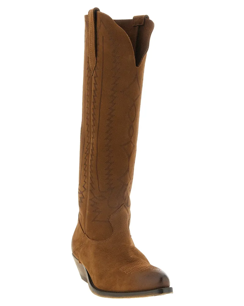 Golden Goose Wish Star Boots — Brown Brown