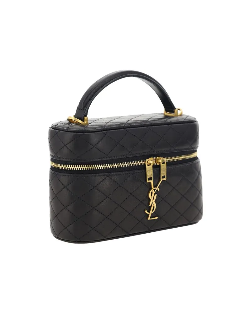 Saint Laurent Top Handle Bag — Black Black