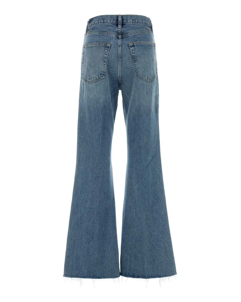 Frame Denim Women's The Lax Jeans Blue Cotton Blue