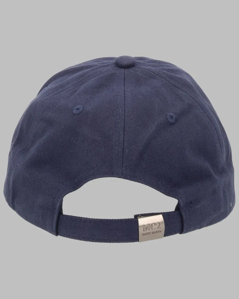MC2 Saint Barth BASB0007_00833L61 Baseball Cap — Blue Blue