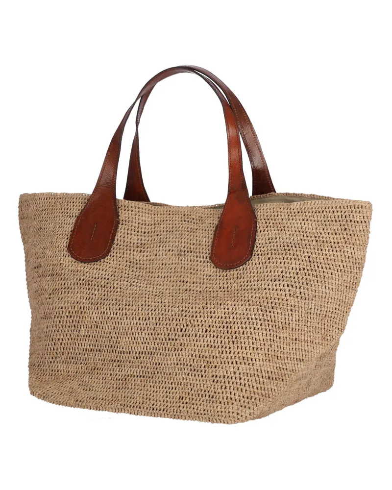 IBELIV Women's Bags Beige Raphia Beige