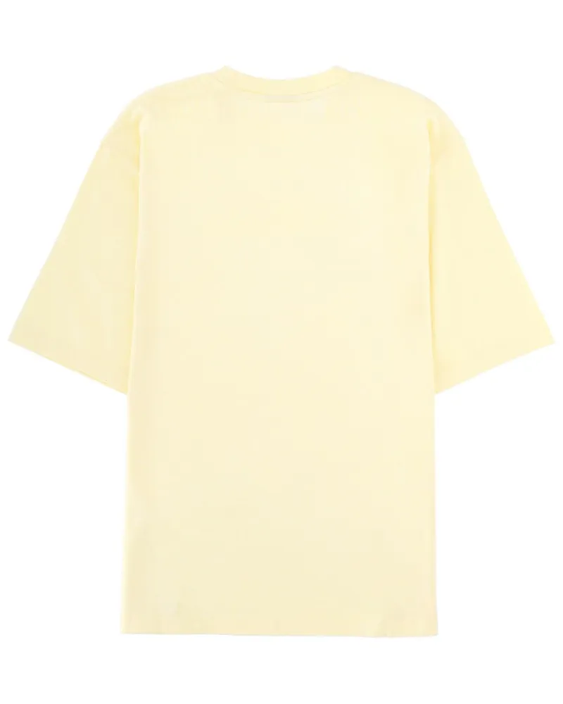 Dsquared2 Vintage Loose Fit Cotton T-Shirt — Yellow Yellow