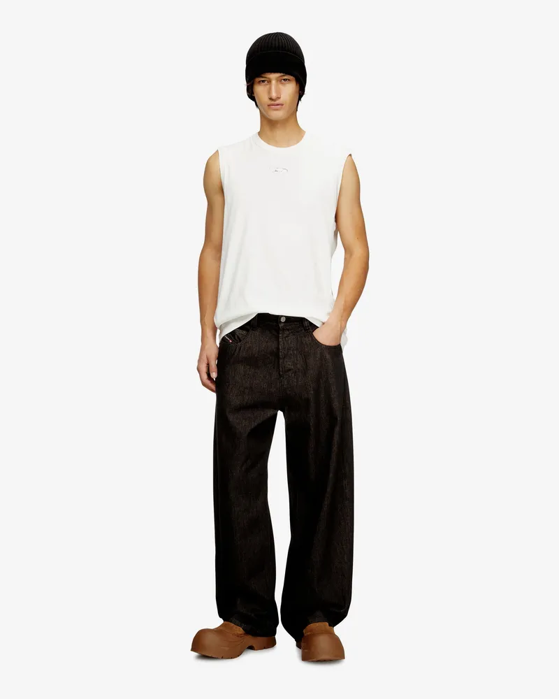 Diesel Men's Denim Trousers D-Enim-M Black Cotton Black
