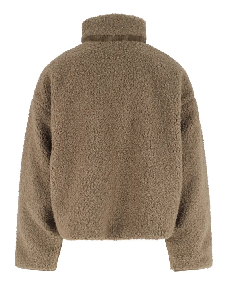 Entire Studios Men Jackets Brown Polyester Brown