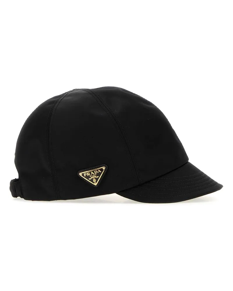 Prada Women's Black Re-Nylon Baseball Cap Nero 1 Cappelli E Fasce Per Capelli Hat Black