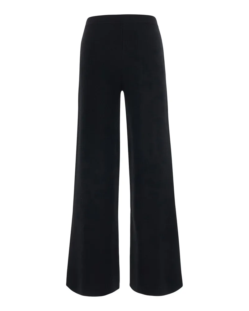 P.A.R.O.S.H. Women's Trousers Black Wool-Cashmere Black