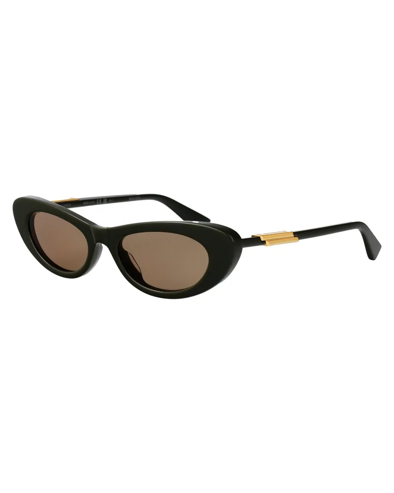 Bottega Veneta Women's Sunglasses Bv1447s Green Acetate Green