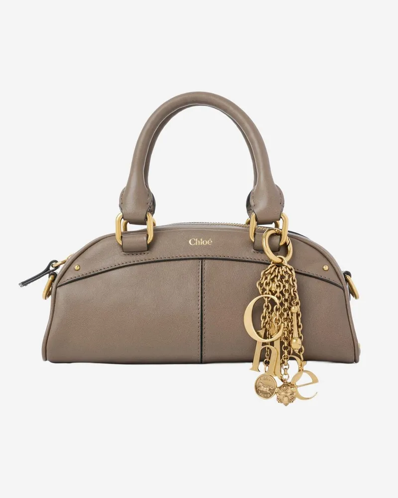 Chloé Women's Small Bowling Bag Soft Leather Beige Handbags Hand Beige