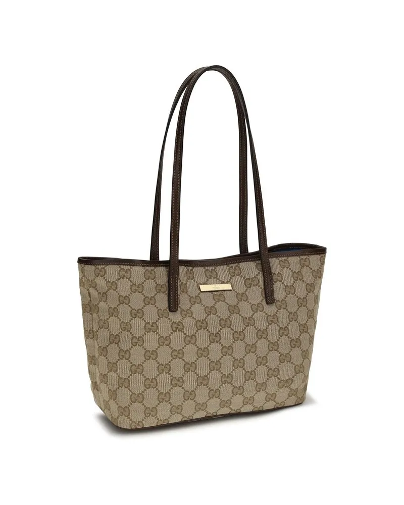 Gucci Women's Beige Polyester Shoulder Bag Beige