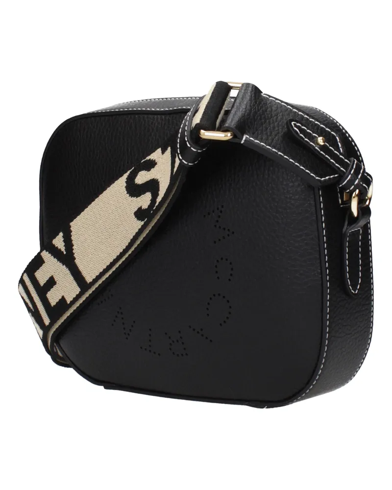 Stella McCartney Leather Crossbody Bag — Black Black