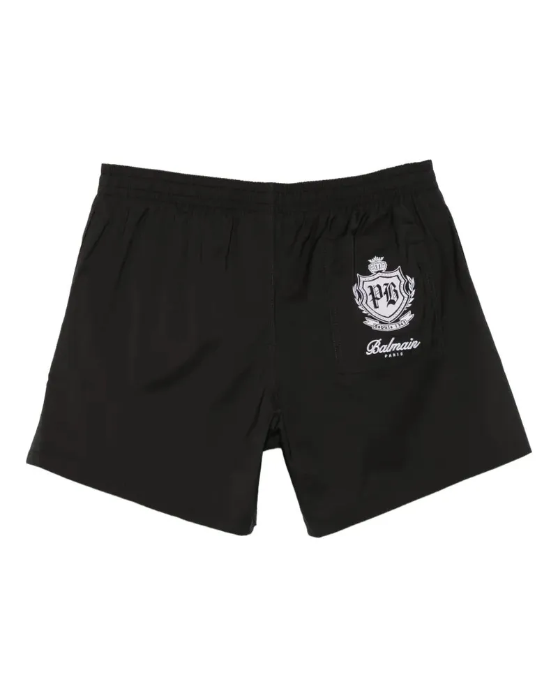 Balmain Men's Drawstring-Fastening Swim Shorts Ss26 M 