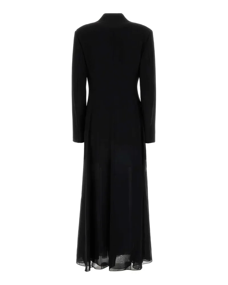 Maison Margiela Women's Black Crepe And Twill Blazer Dress Abiti Black