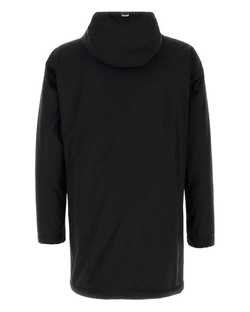 Herno Midi Parka Coat — Black Black