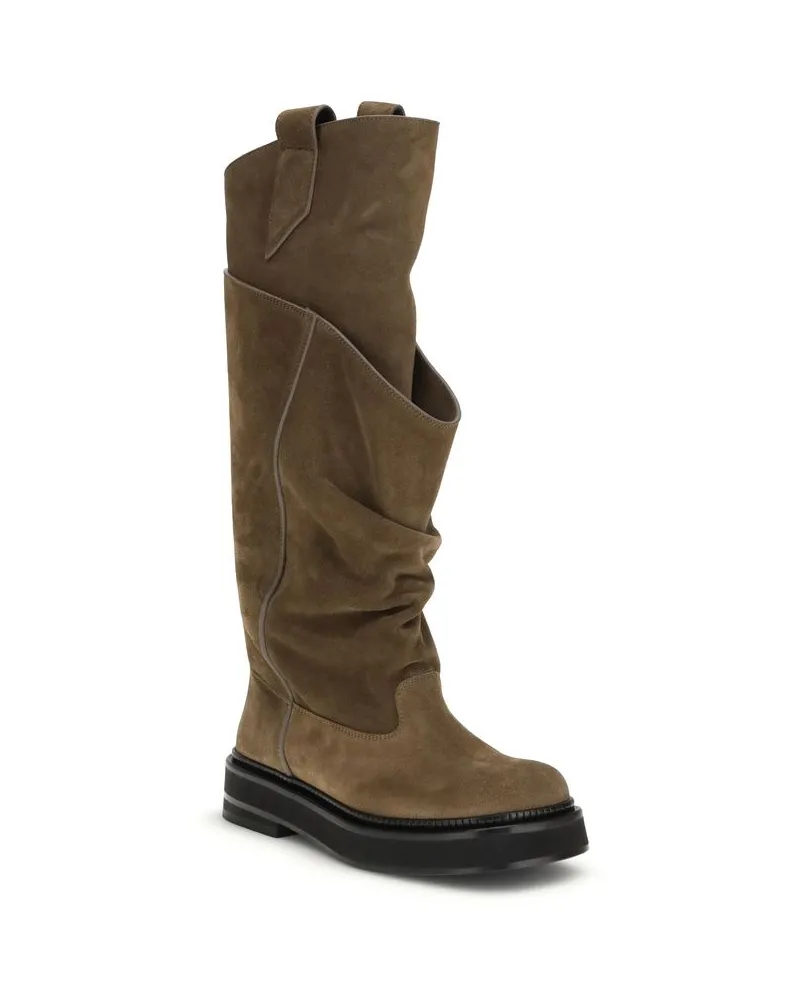 ATTICO La Passeggiata Boot — Brown Brown