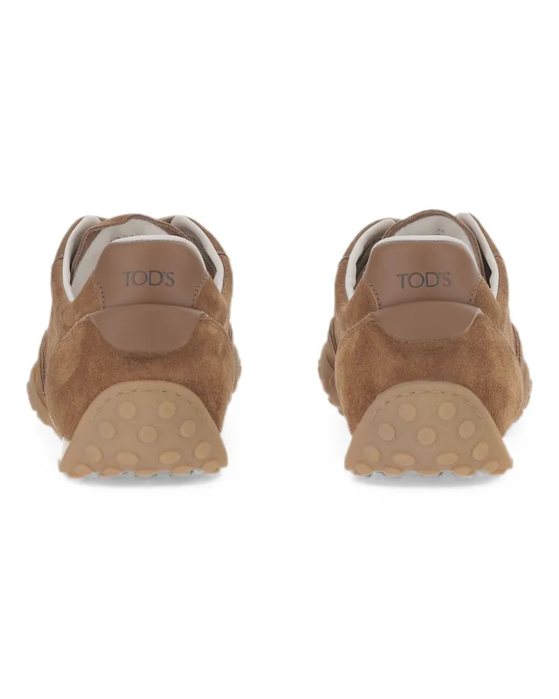 TOD'S Suede Sneaker — Tan Tan