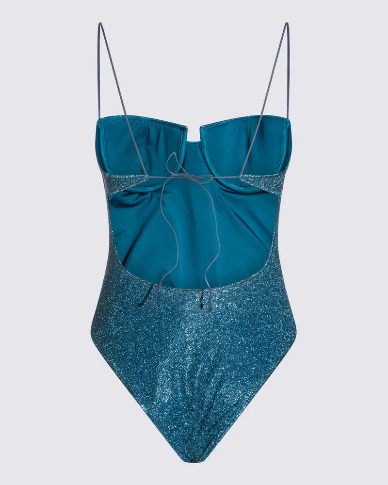 Oséree Women's Sea Clothing Peacock Pa Metallic Blue