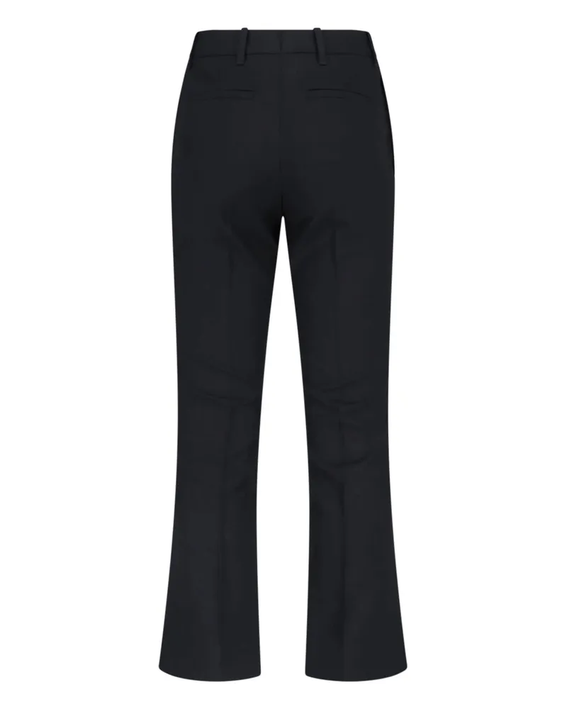 Burberry Women's Trousers Black Wool Black