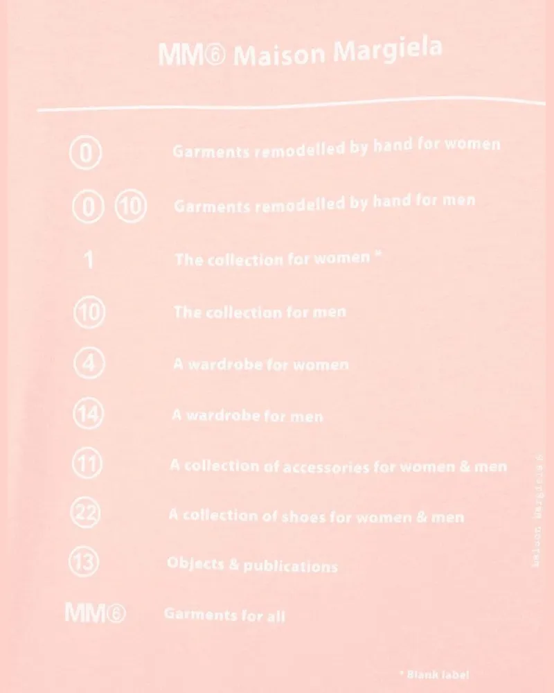 Maison Margiela Cotton T-Shirt — Pink Pink