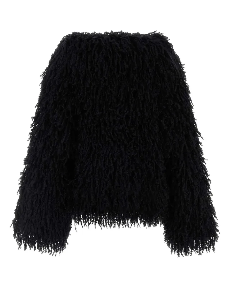 Fendi Fringed Jacket — Black Black