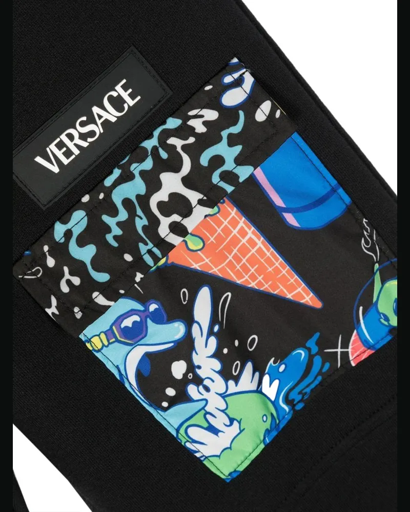 Versace Holiday Joggers — Black Black