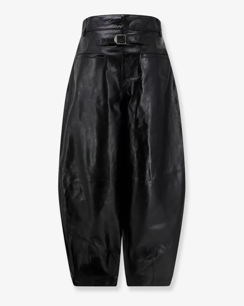 Soeur Women's Trousers Julien Leather Black Black