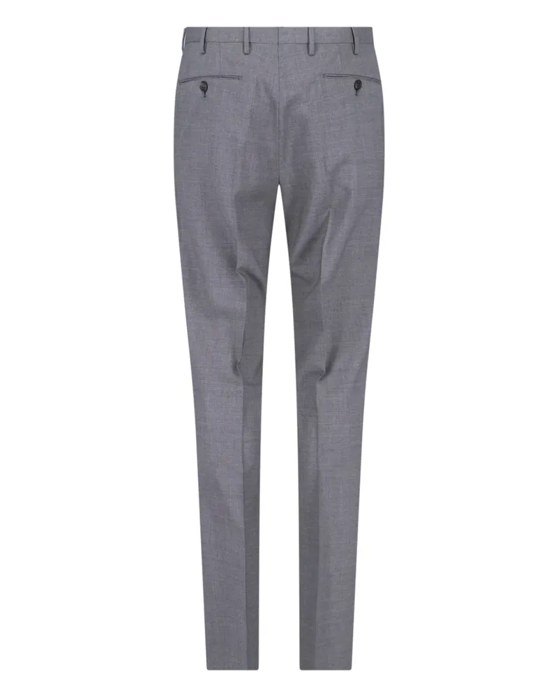 Incotex Men's Trousers Grey Virgin Wool Gray