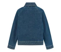 Men's Blue Cotton Denim Jacket Clothing