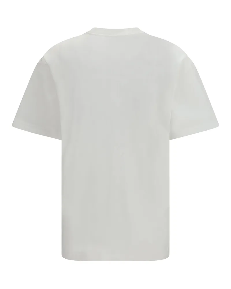 Gucci Logo-Striped Web T-Shirt — White White