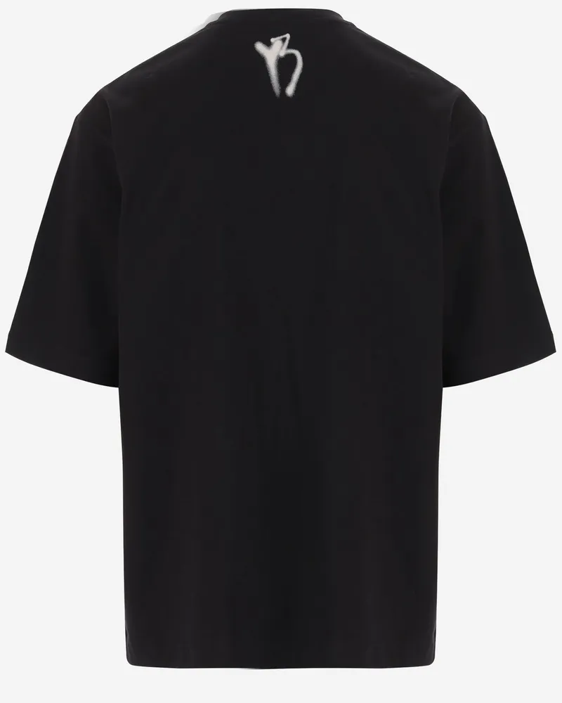 adidas Men Cotton T-Shirt Black T-Shirts And Polos Black
