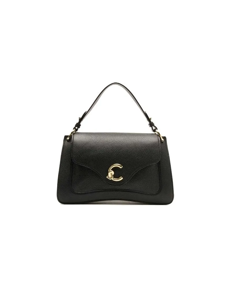 Coccinelle Women's Handbag Black Cowhide Black