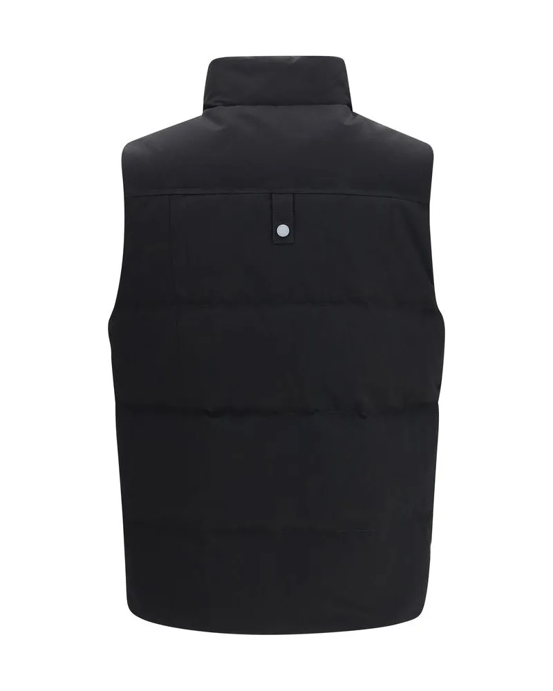 Moose Knuckles Men's Black Cotton Sleeveless Jacket Clothing Black